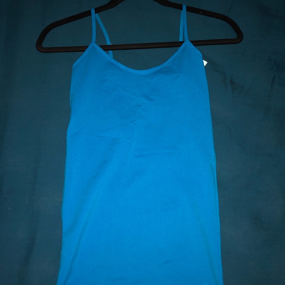 Blue tank top(NEVER WORN)